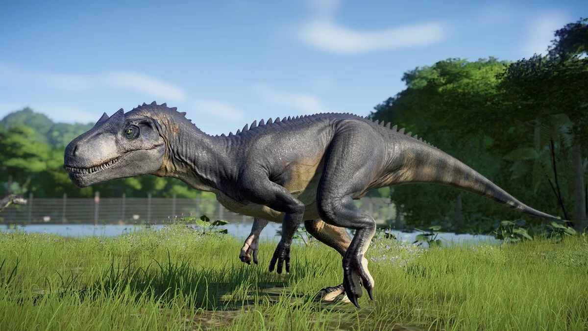 Jurassic World Evolution — Новые скины для аллозавра