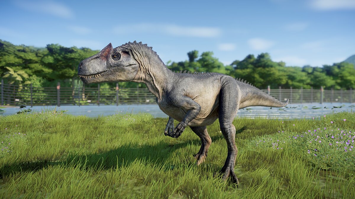 Jurassic World Evolution — Новые скины для аллозавра