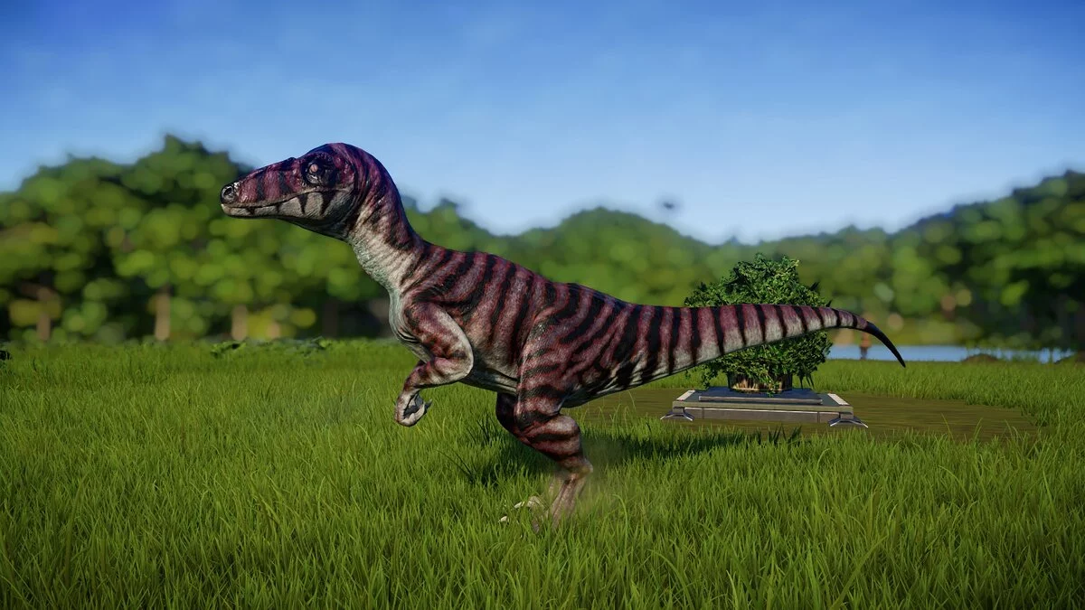 Jurassic World Evolution — Ютараптор (новый вид)