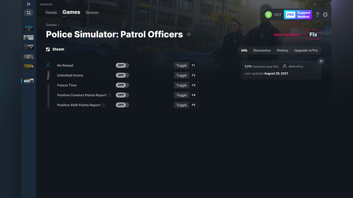 Police Simulator: Patrol Officers — Трейнер (+5) от 29.08.2021 [WeMod]