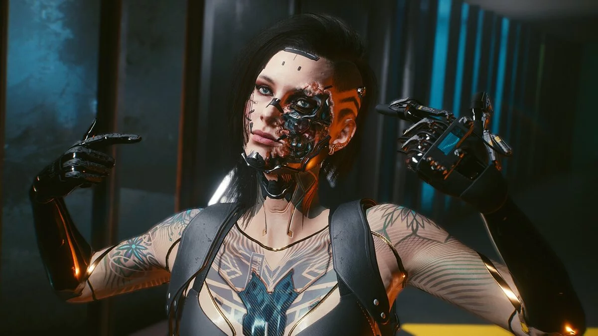 Cyberpunk 2077 — Повреждение лица для Ви