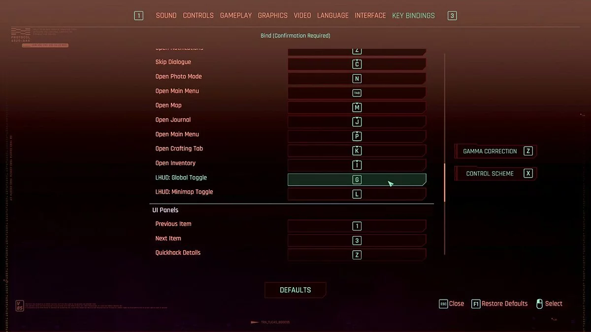 Cyberpunk 2077 — Ограниченный HUD