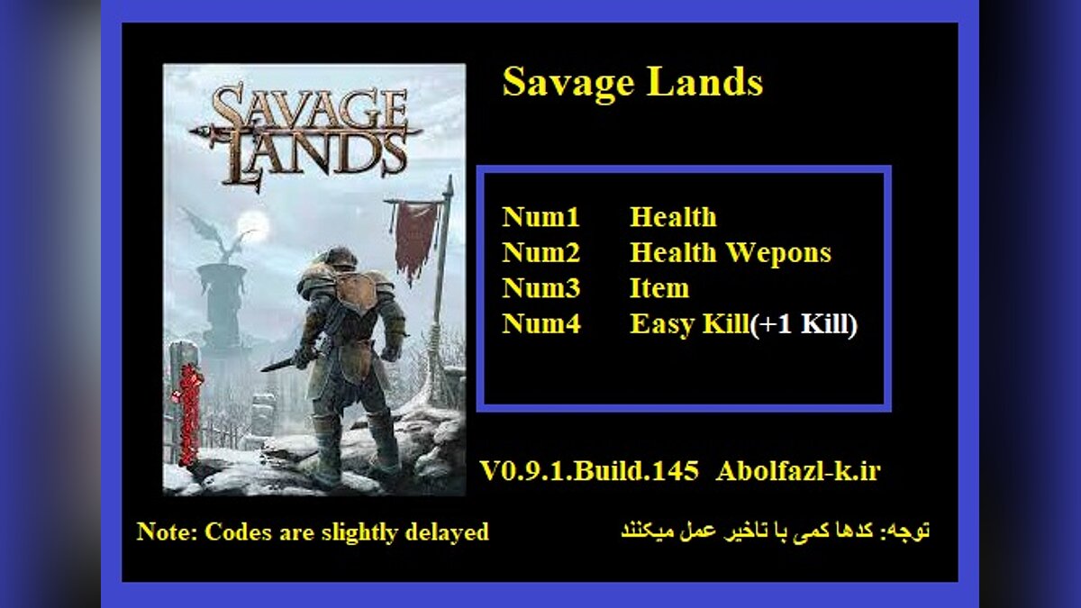 Savage Lands — Трейнер (+4) [0.9.1 Build.145]