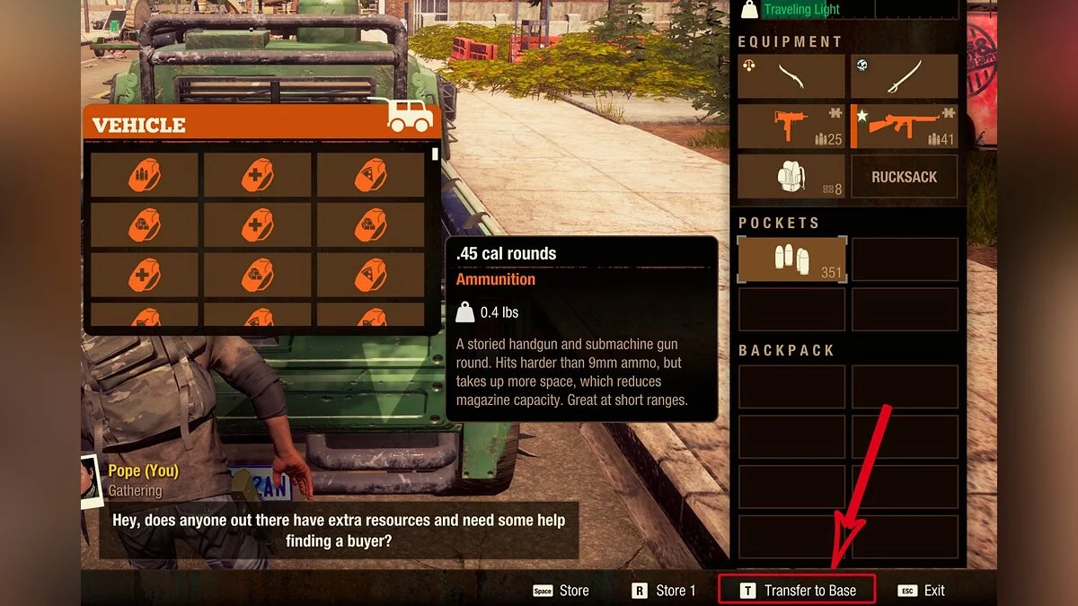 State of Decay 2 — Перемещение предметов на любом расстоянии