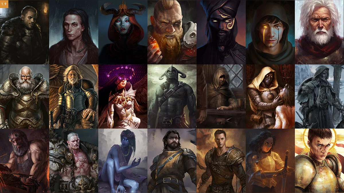 Pathfinder: Wrath of the Righteous — Новые портреты