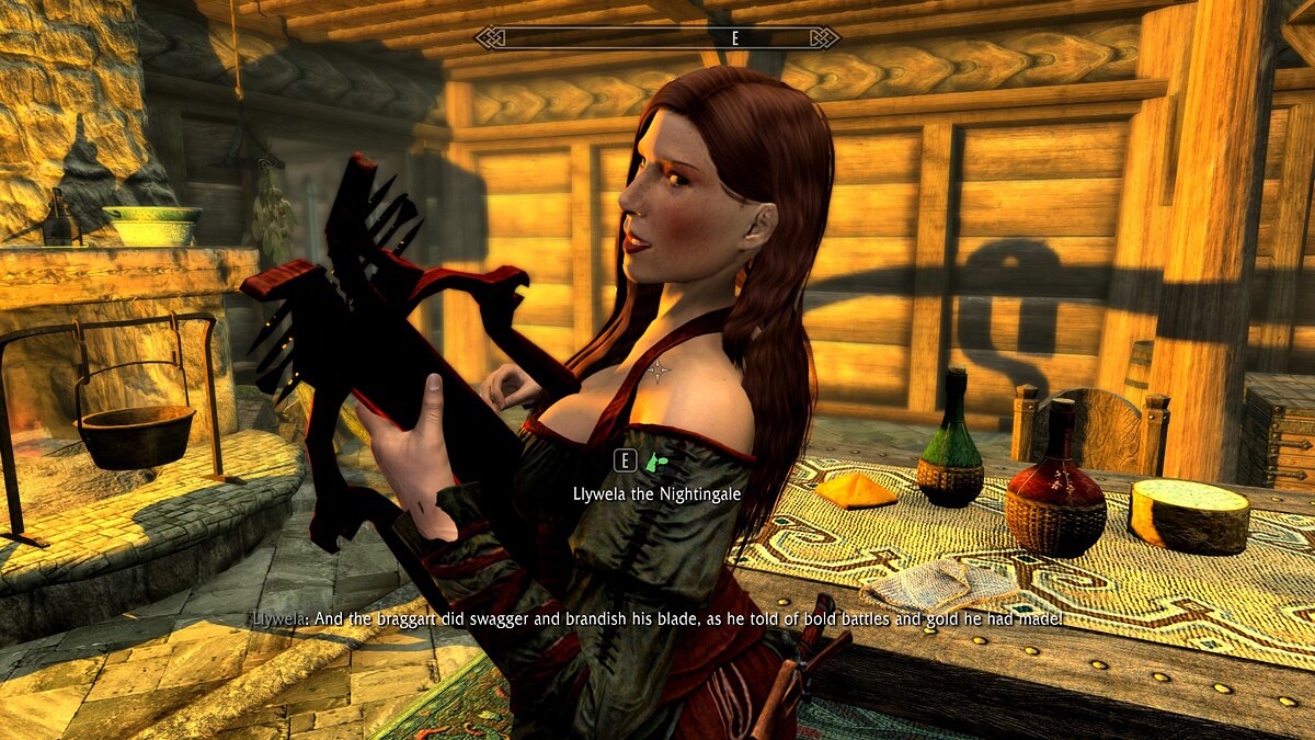 Elder Scrolls 5: Skyrim Special Edition — Женщина-бард в Лейквью