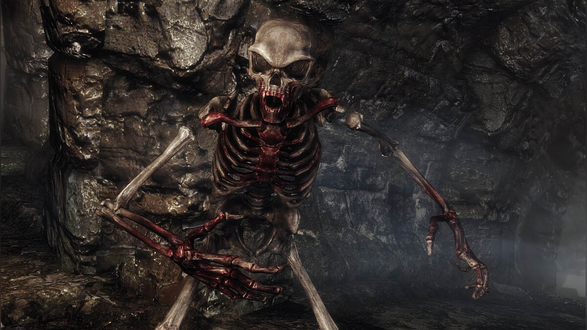 Elder Scrolls 5: Skyrim Special Edition — Вампиры-скелеты