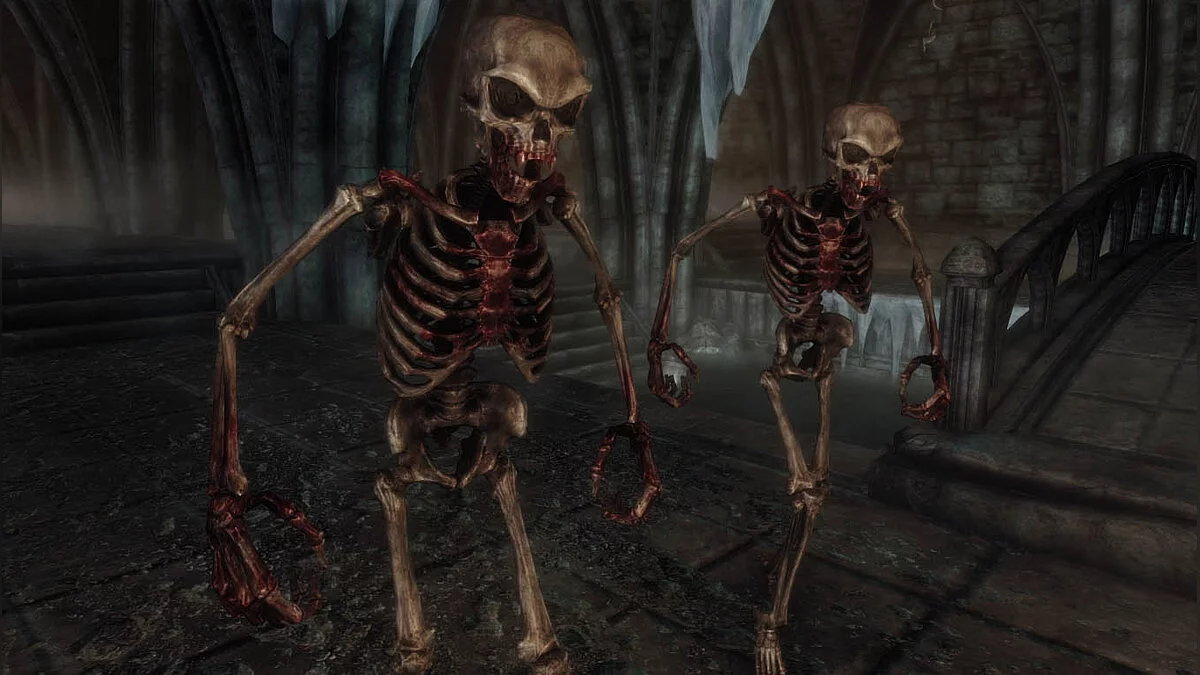 Elder Scrolls 5: Skyrim Special Edition — Вампиры-скелеты