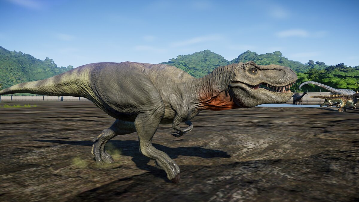 Jurassic World Evolution — Новая раскраска для тирекса