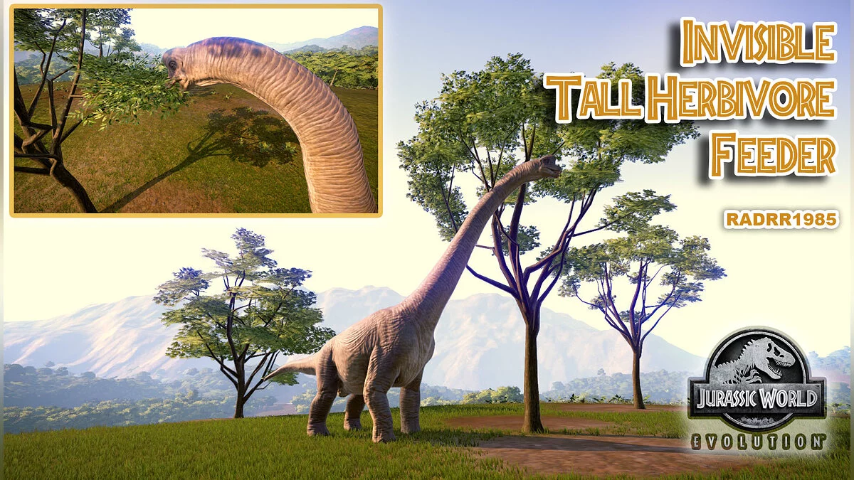 Jurassic World Evolution — Невидимые кормушки для травоядных