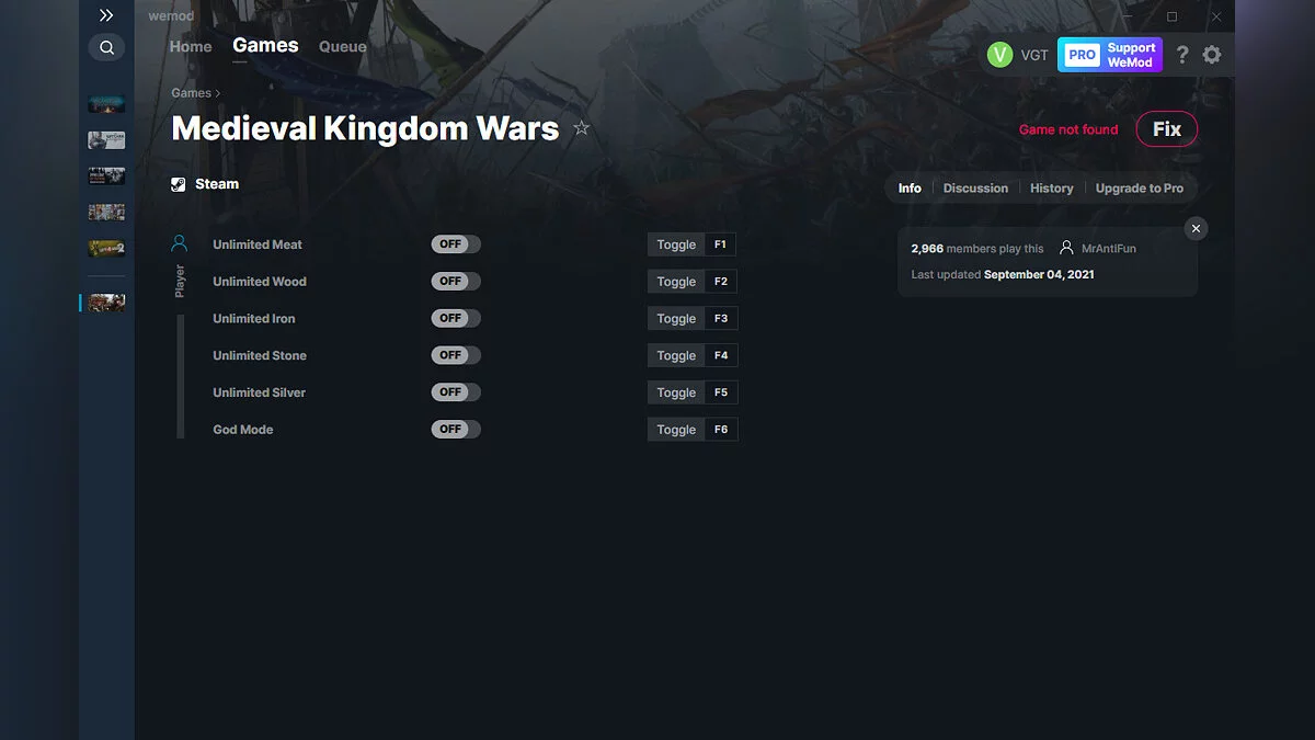 Трейнер (+6) от 04.09.2021 [WeMod]