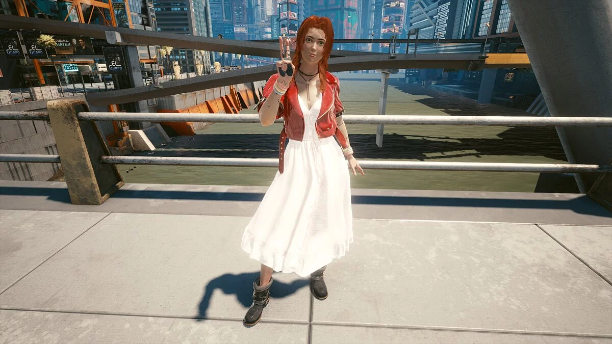 Cyberpunk 2077 — Новое платье и прическа