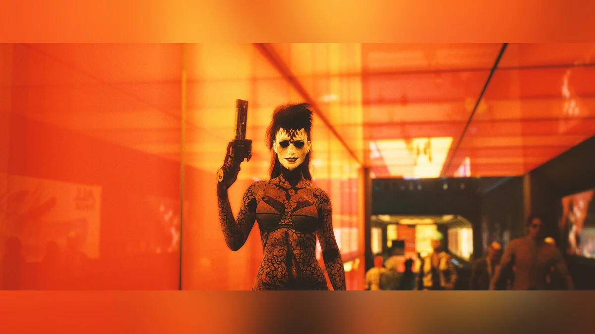 Cyberpunk 2077 — Лилит - нестандартное тело и цвет лица