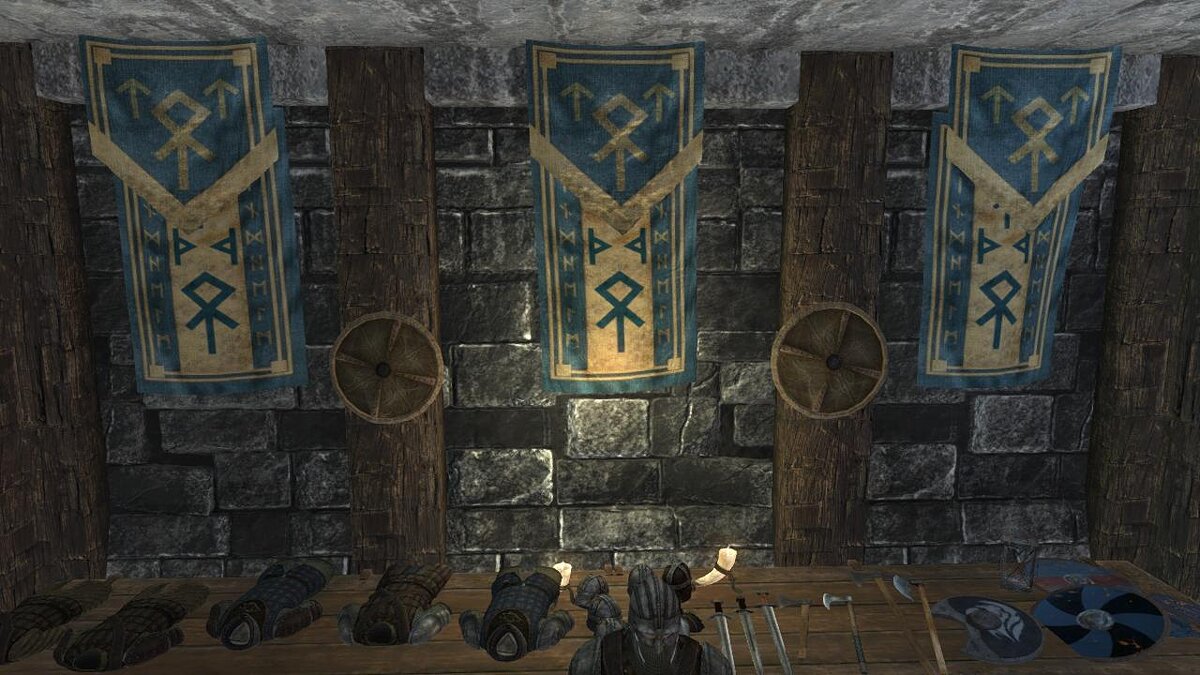 Elder Scrolls 5: Skyrim Special Edition — Рунические знамена