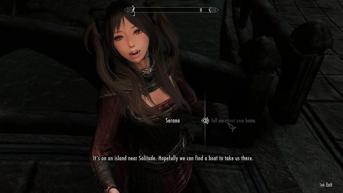 Elder Scrolls 5: Skyrim Special Edition — Компаньон Серанья