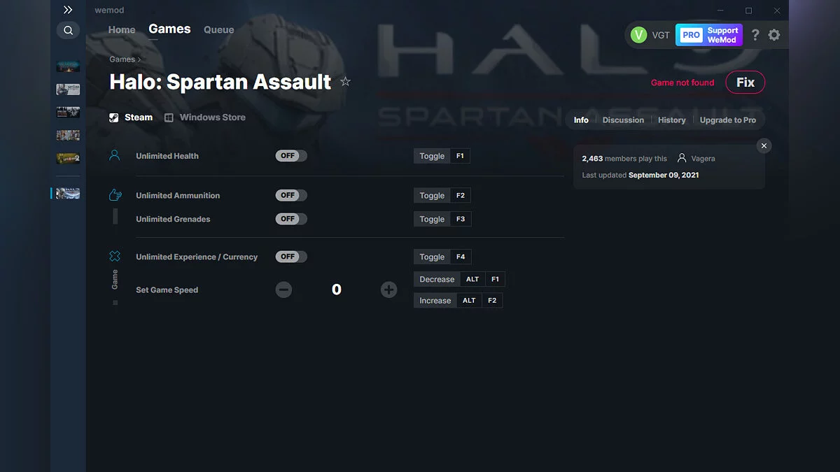 Halo: Spartan Assault — Трейнер (+5) от 09.09.2021 [WeMod]