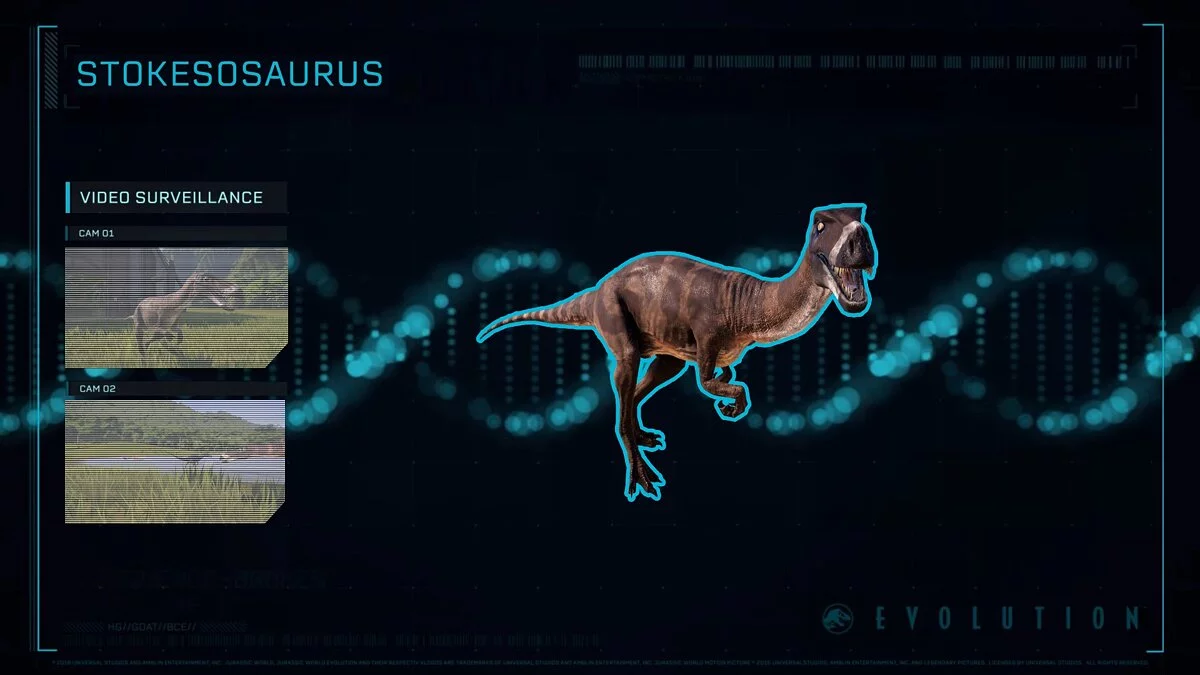 Jurassic World Evolution — Стокезозавр (новый вид)