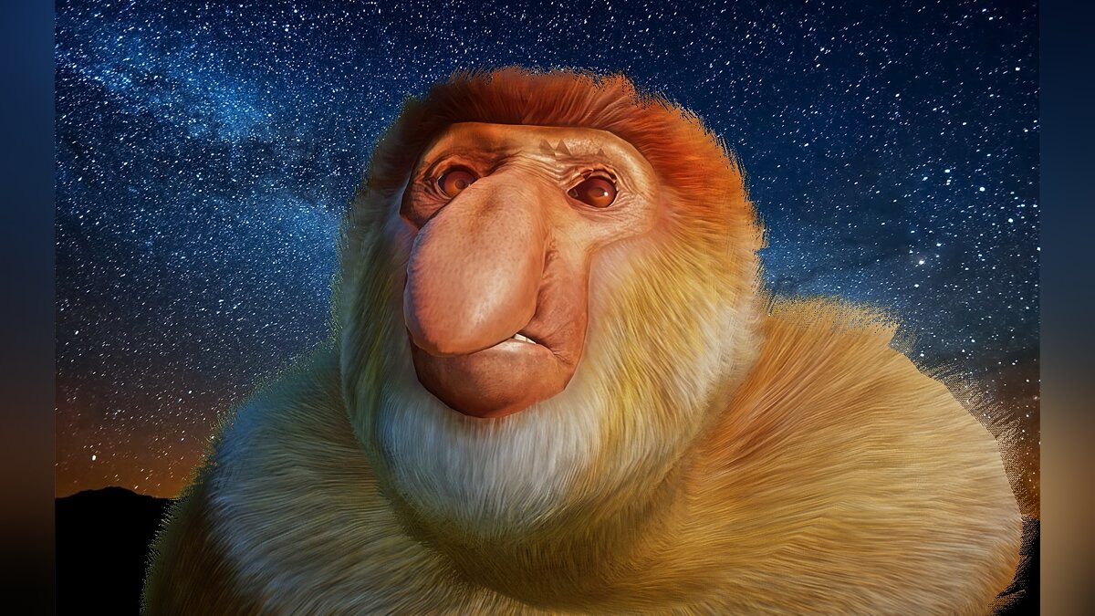 Planet Zoo — Реалистичная обезьянка с хоботком