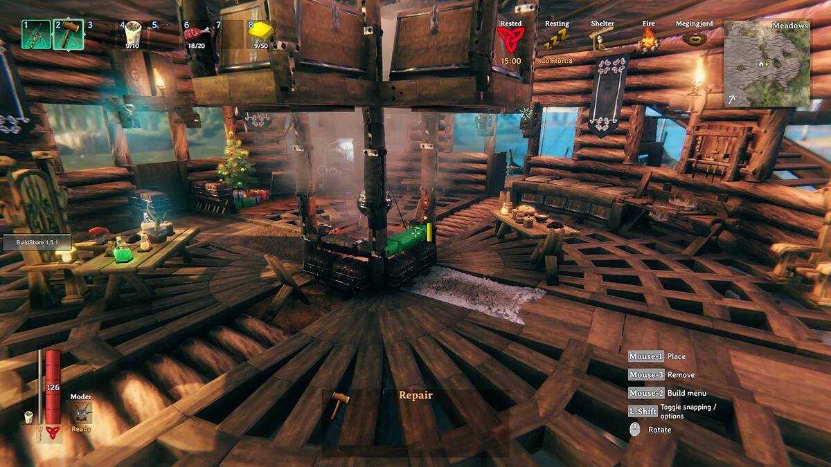 Valheim — Рыболовство на мелководье