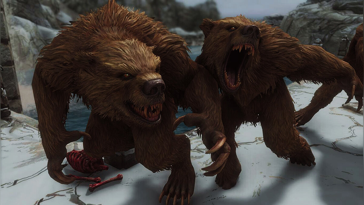 Elder Scrolls 5: Skyrim Special Edition — Звуки медведей-оборотней