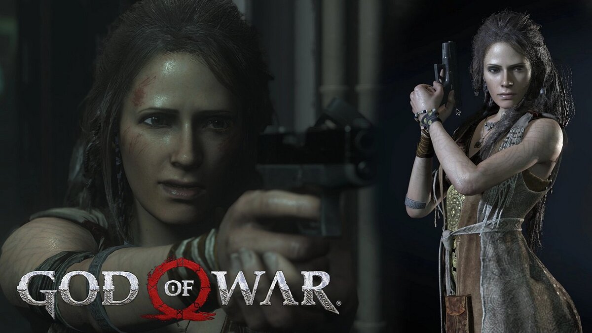 Resident Evil 2 — Фрейа из игры God of War