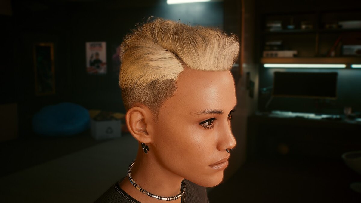 Cyberpunk 2077 — Женские короткие волосы