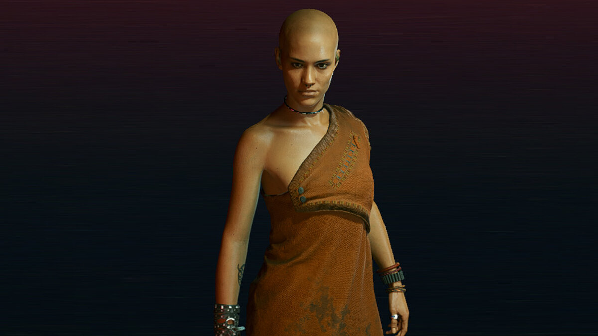 Cyberpunk 2077 — Женская одежда монаха