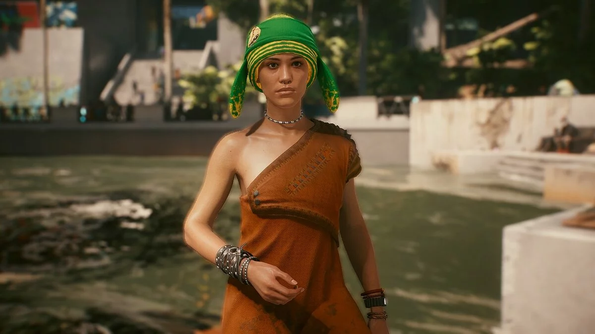 Cyberpunk 2077 — Женская одежда монаха