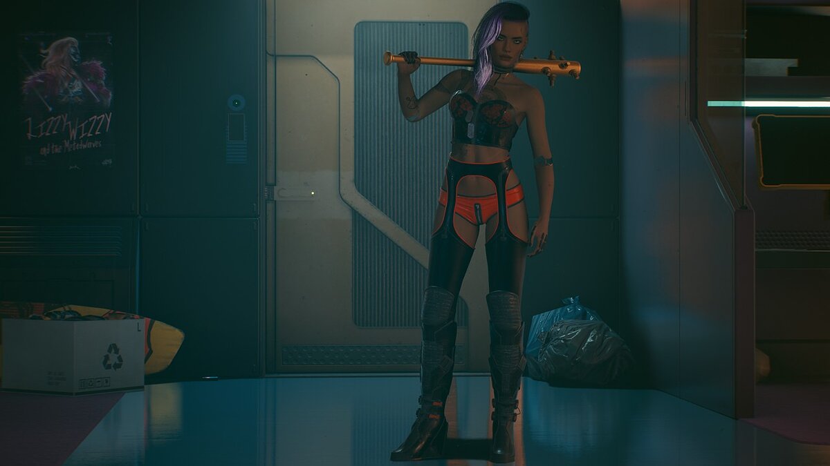 Cyberpunk 2077 — Колготки с подвязками / Одежда / Предметы