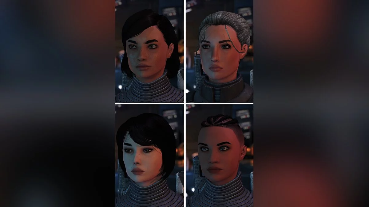 Mass Effect Legendary Edition — Новые лица для женщины-Шепарда