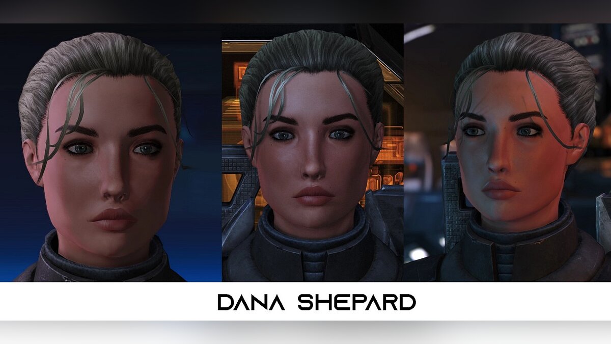 Mass Effect Legendary Edition — Новые лица для женщины-Шепарда