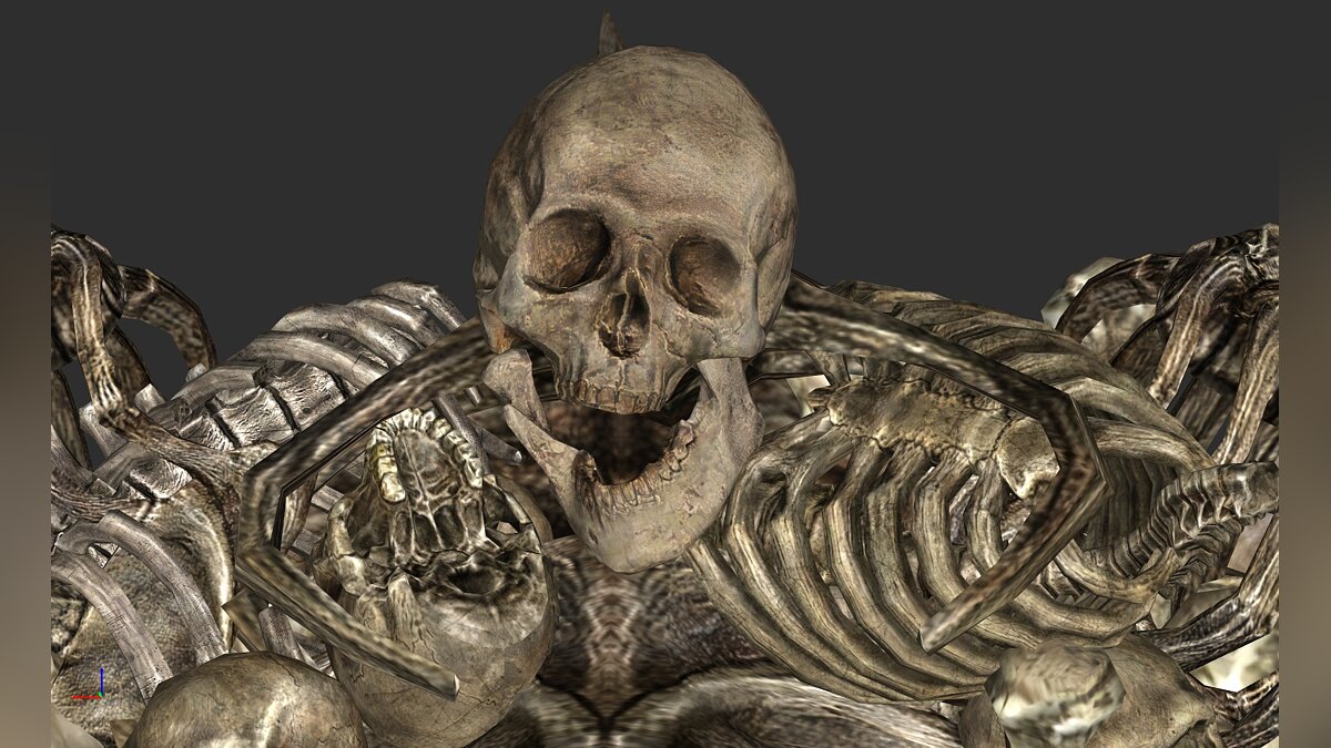 Elder Scrolls 5: Skyrim Special Edition — Очищенные и улучшенные текстуры костяного колосса