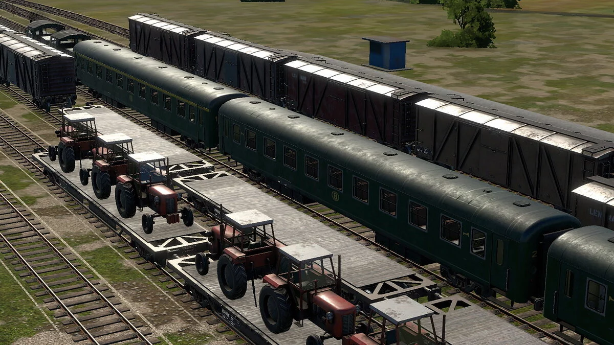 Derail Valley — Бельгийская раскраска для пассажирских вагонов