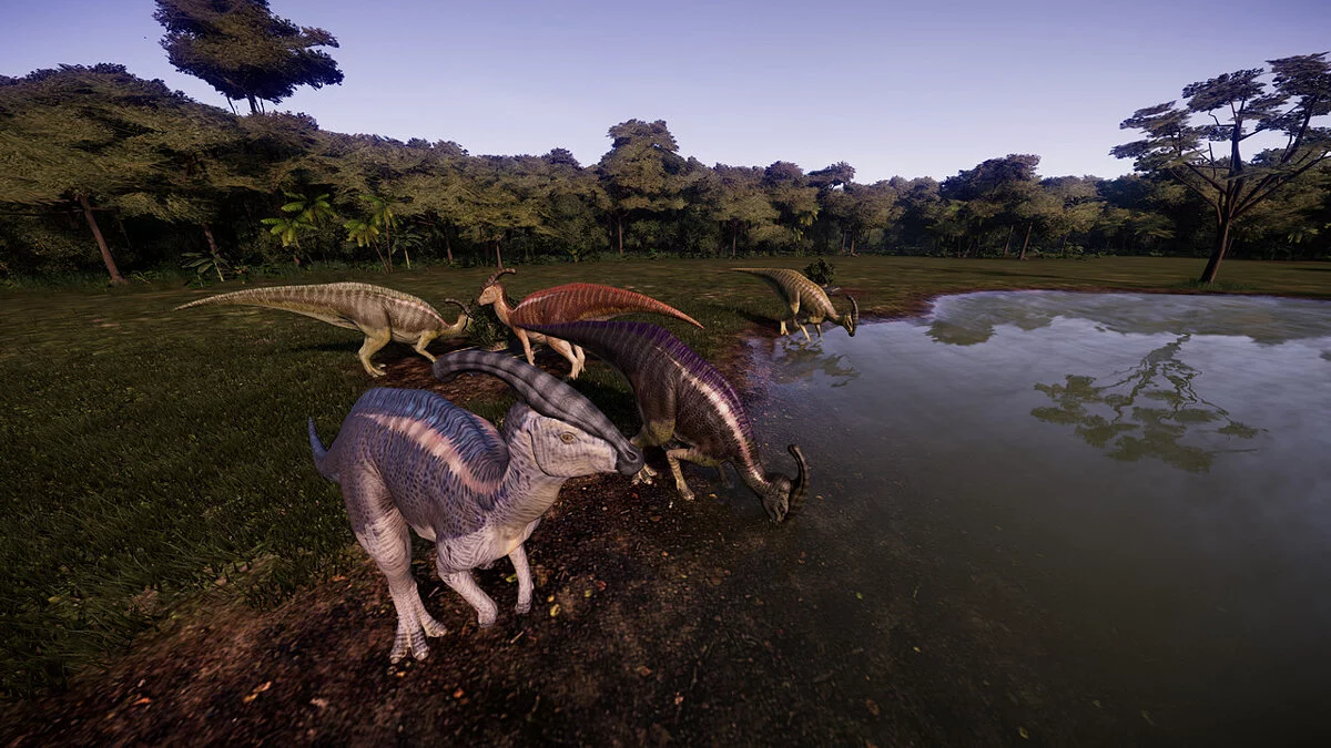 Jurassic World Evolution — Паразауролоф - новая раскраска