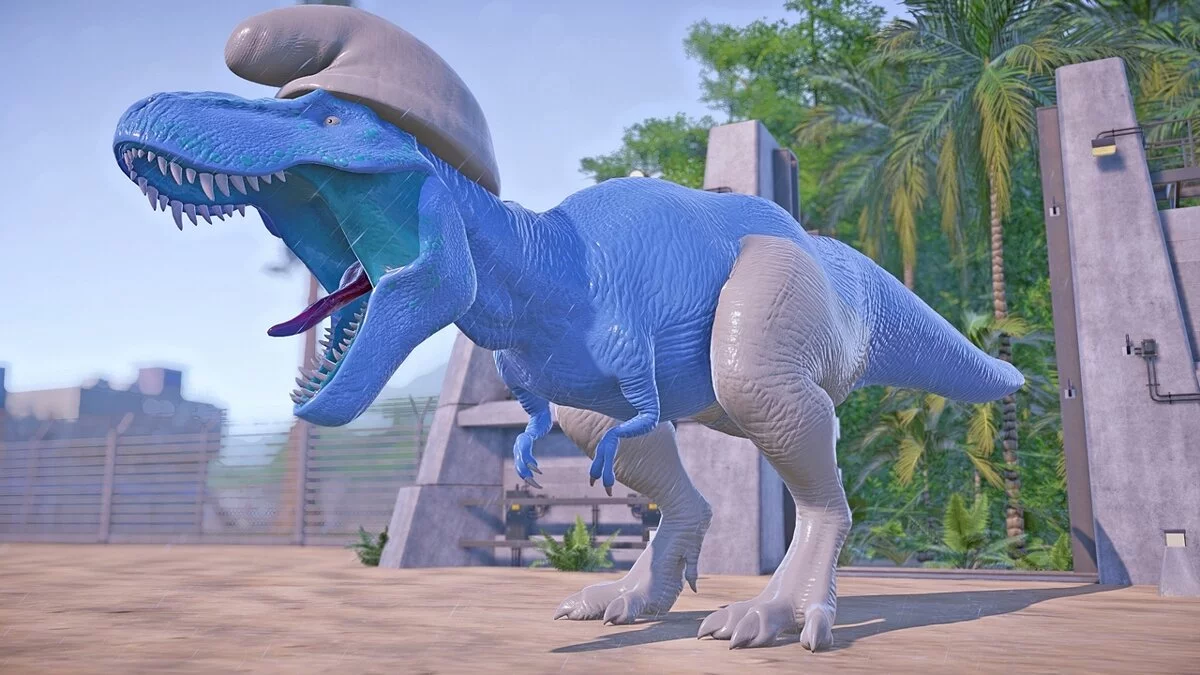 Jurassic World Evolution — Смурфик Тирекс