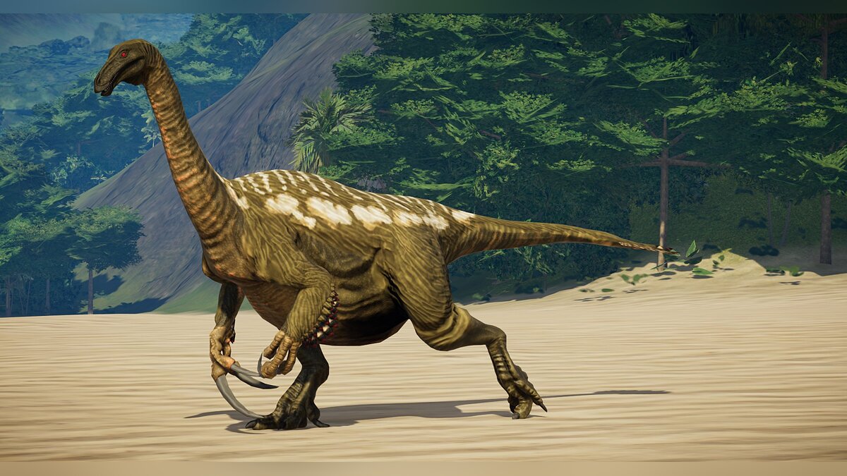 Теризинозавр мир Юрского периода