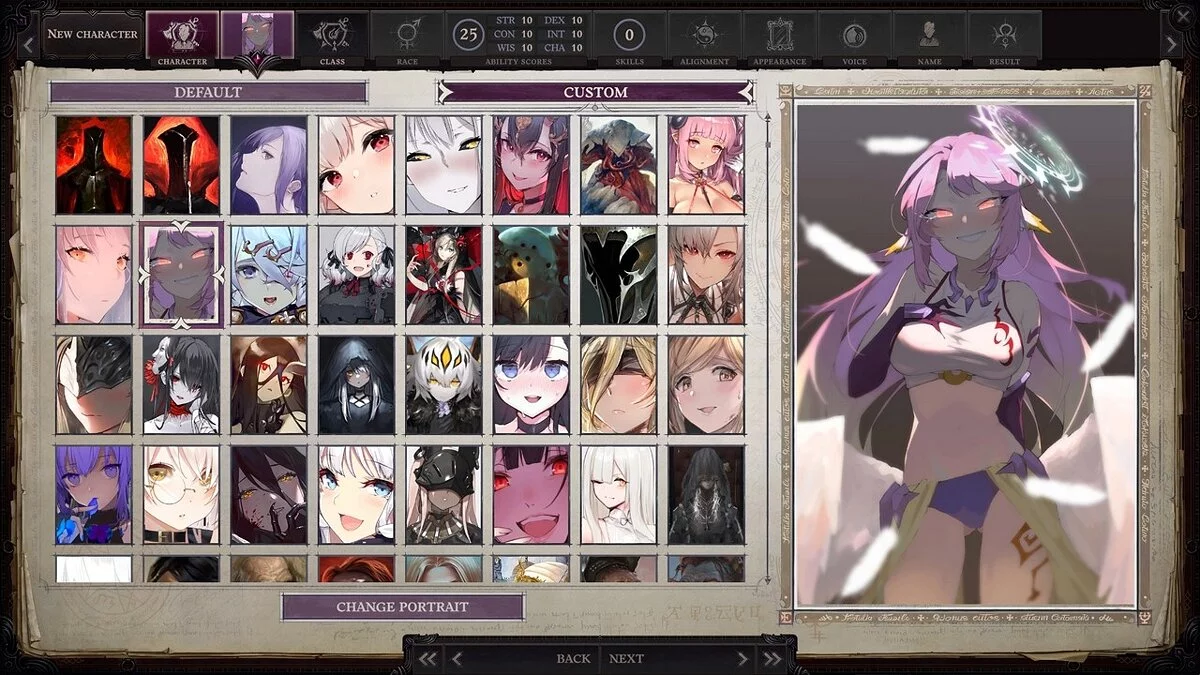 Pathfinder: Wrath of the Righteous — Портреты персонажей в стиле аниме