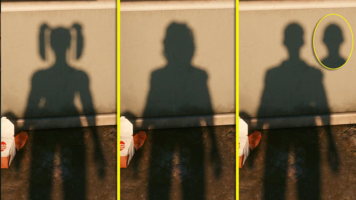 Cyberpunk 2077 — Тень от волос