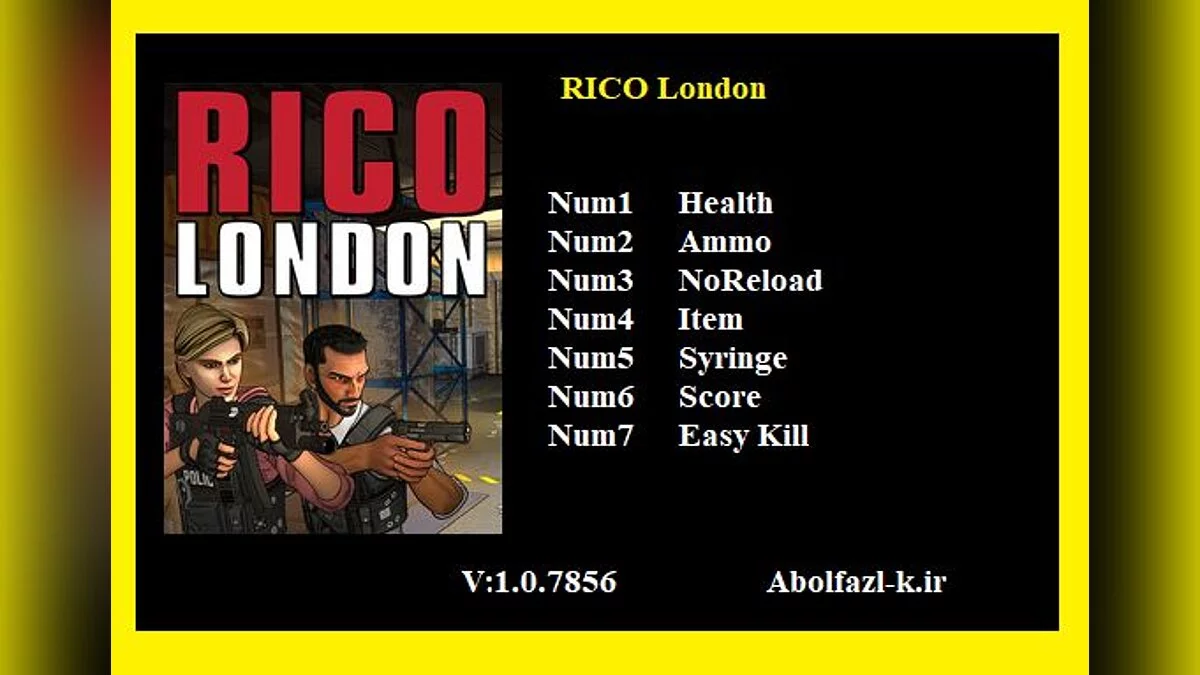 RICO: London — Трейнер (+7) [1.07856]