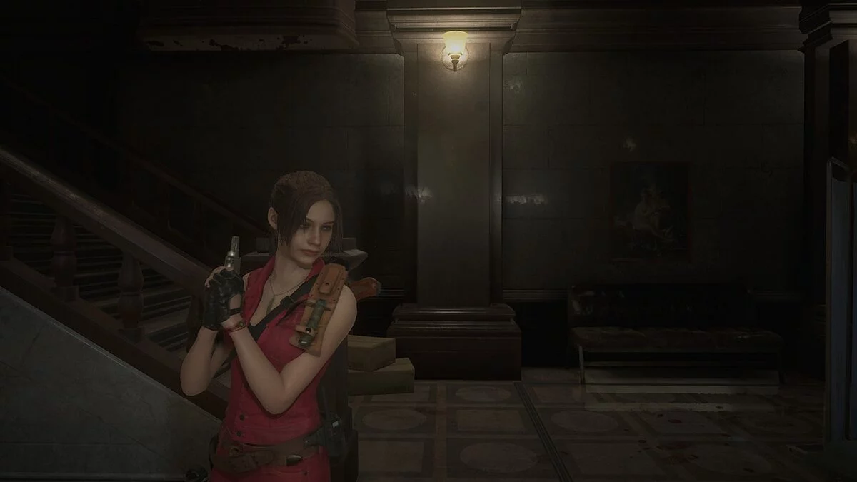 Resident Evil 2 — Классическая Клэр в перчатках