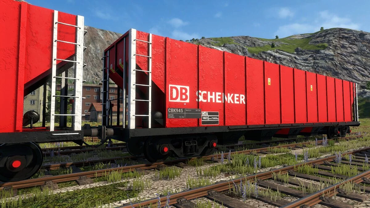 Derail Valley — Вагоны-хопперы EWS и DB Schenker