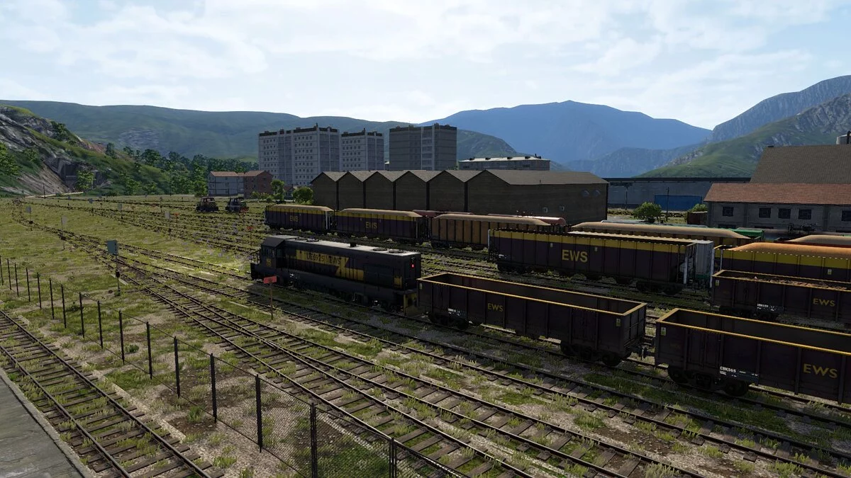 Derail Valley — Полувагон в стиле EWS MCA