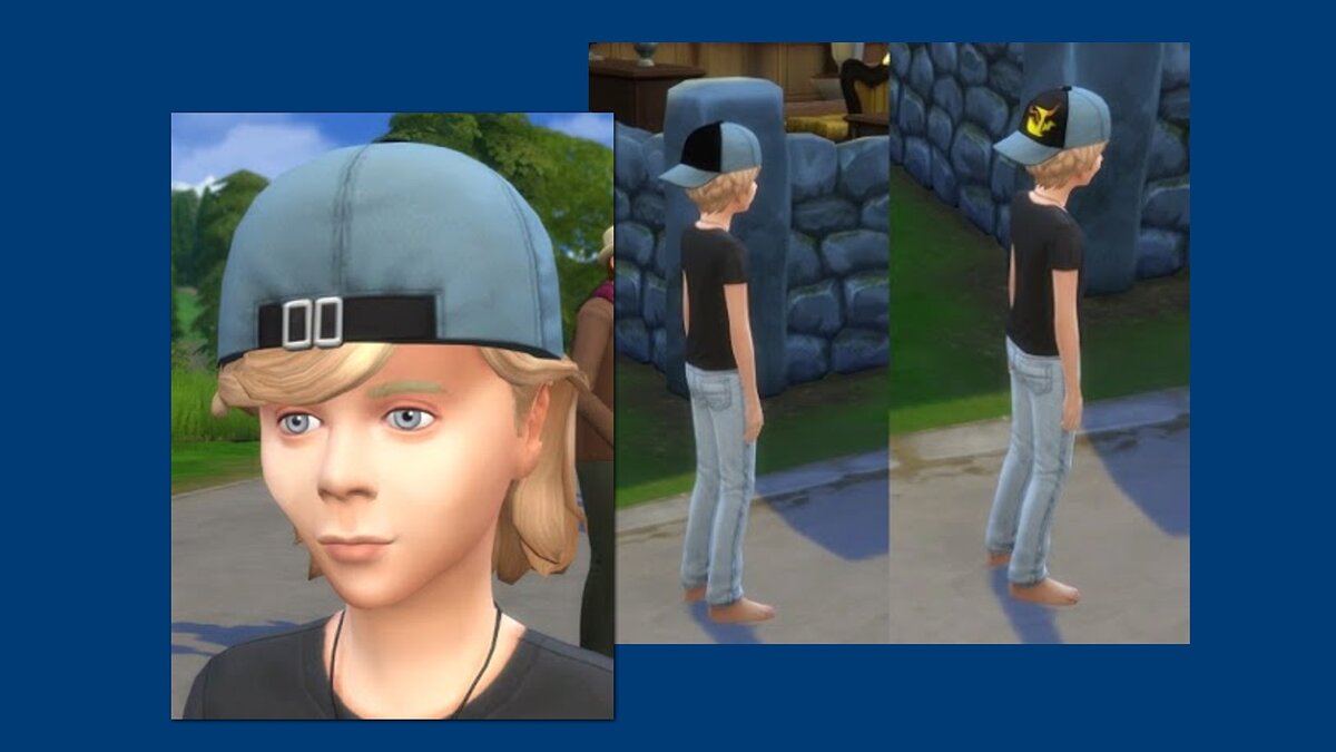 The Sims 4 — Детская кепка с козырьком назад
