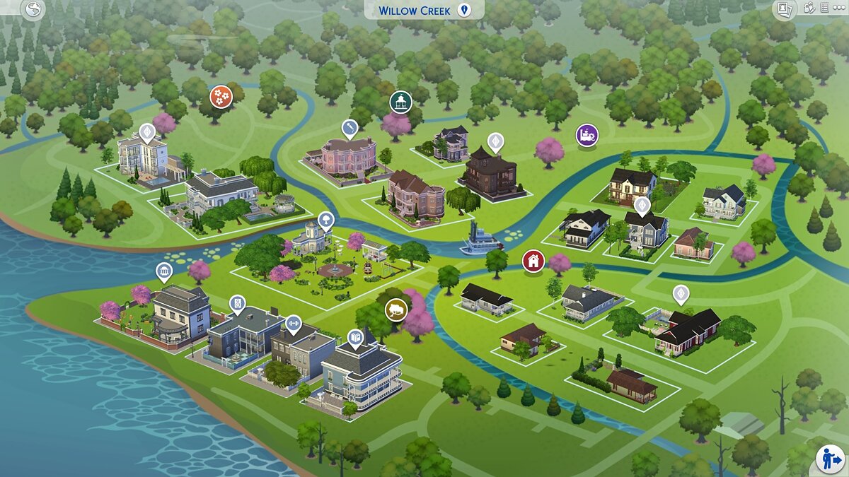 The Sims 4 — Улучшенные оригинальные города