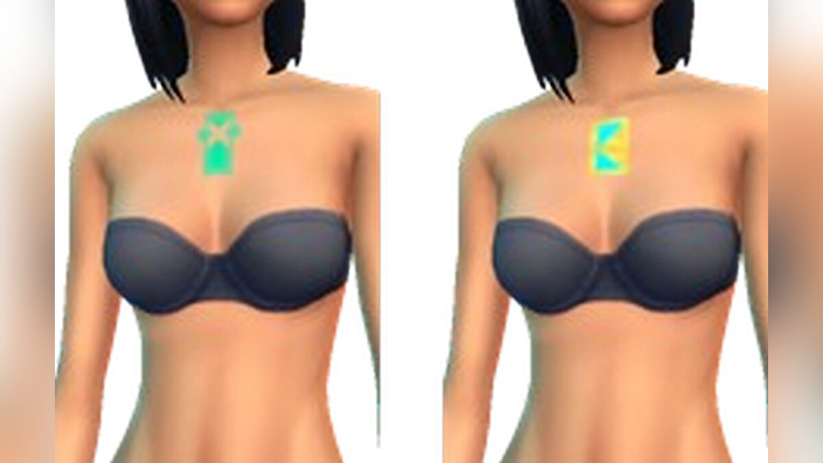 The Sims 4 — Татуировки «Кристаллы»
