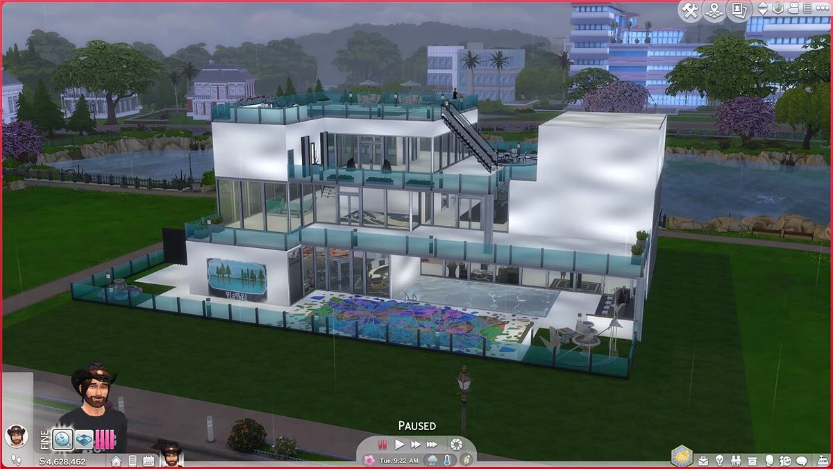 The Sims 4 — Стеклянный дом