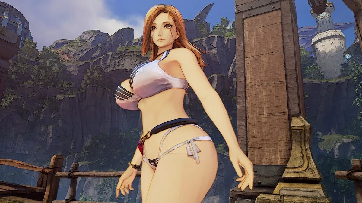 Tales of Arise — Кисара в купальнике с большой грудью