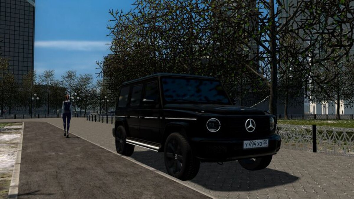 City Car Driving — Mercedes-Benz G500 2019 Black Edition