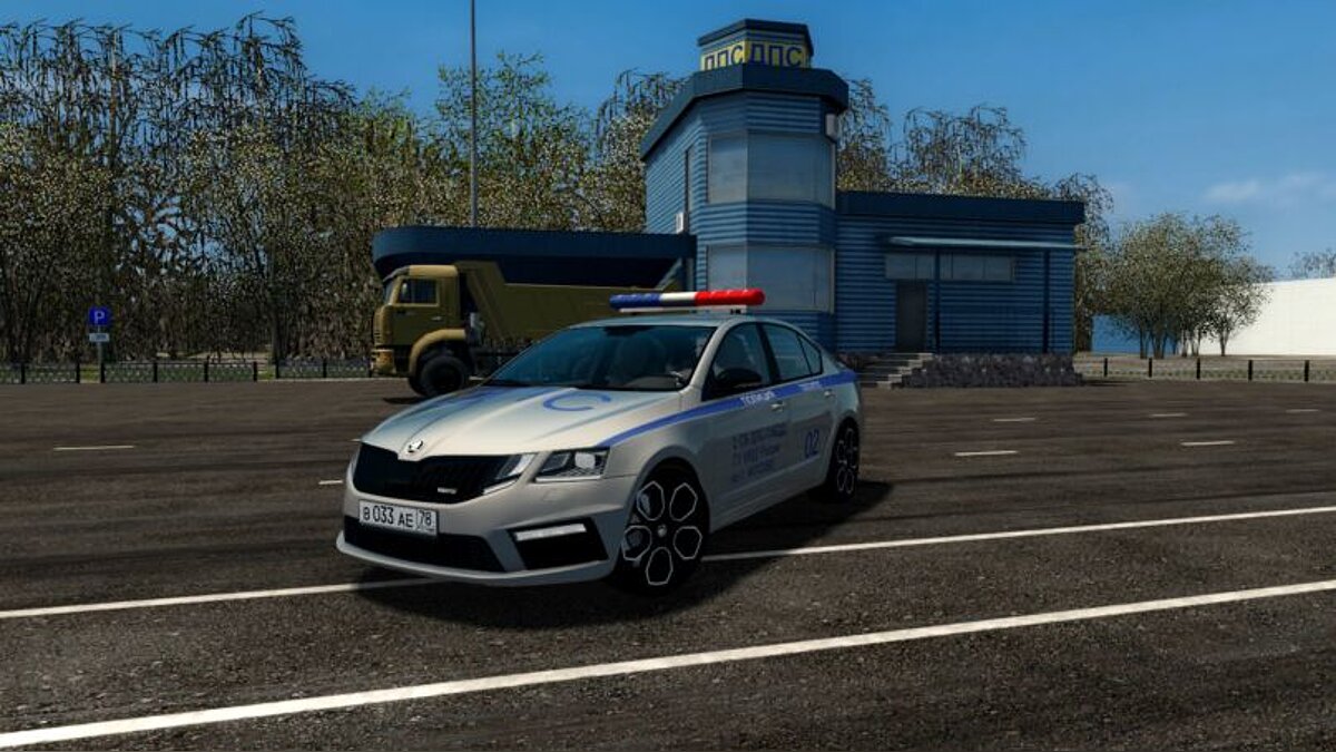City Car Driving — Skoda Octavia RS 2017 Police