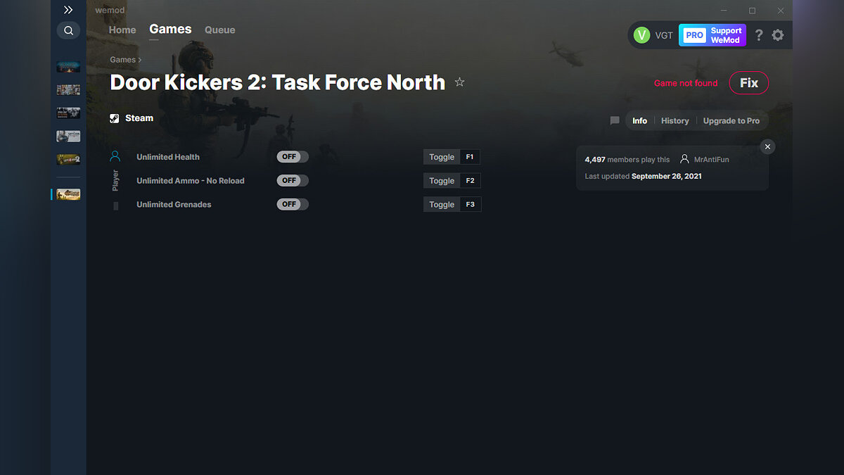 Door Kickers 2: Task Force North — Трейнер (+3) от 26.09.2021 [WeMod]
